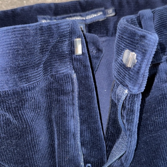 Ralph Lauren Golf women’s 12 corduroy pants navy blue casual athletic - Picture 4 of 9